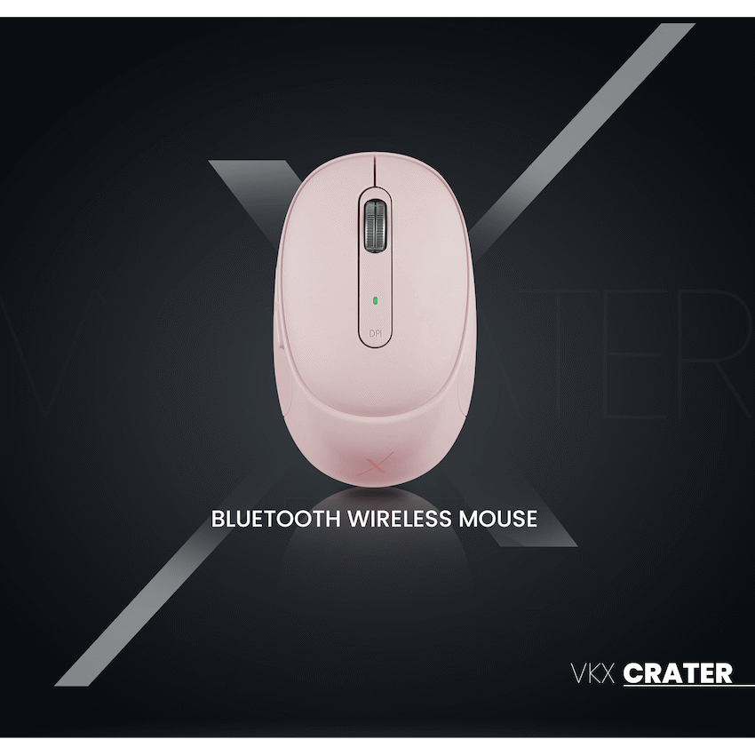 VolkanoX Crater Bluetooth Wireless Mouse - Rose | VKX-202-RS