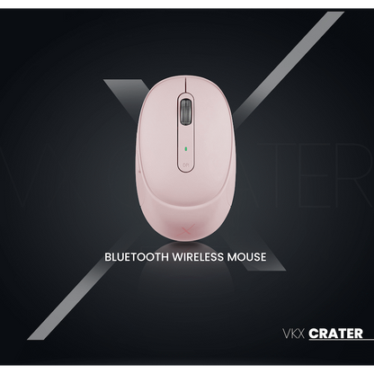 VolkanoX Crater Bluetooth Wireless Mouse - Rose | VKX-202-RS