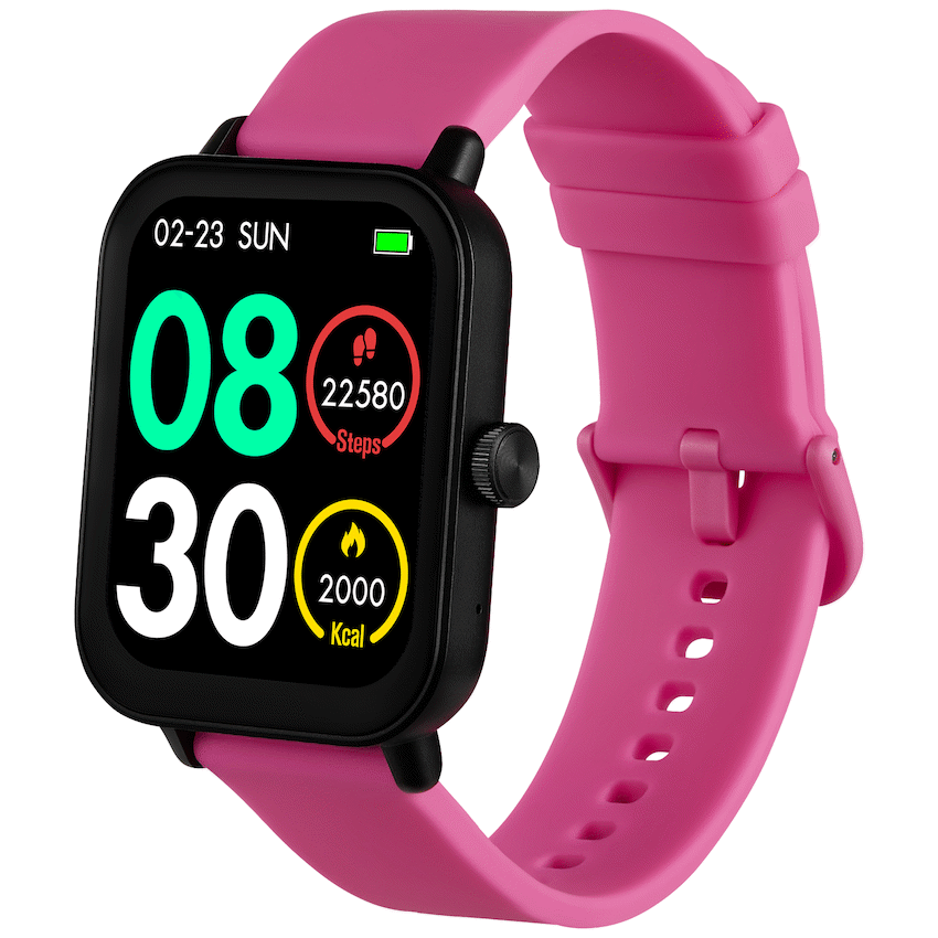 Volkano Chroma Series Smartwatch with Pink Strap | VK-5088-PK