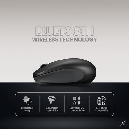 VolkanoX Magma Bluetooth Wireless Mouse - Graphite | VKX-201-GT