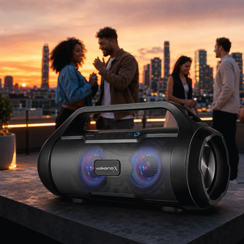 VolkanoX Cobra Series Bluetooth Speaker - Black | VK-3454-BK[V1]