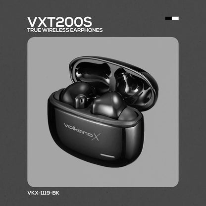 VolkanoX VXT200S Hybrid ANC TWS Earphones - Black | VKX-1119-BK