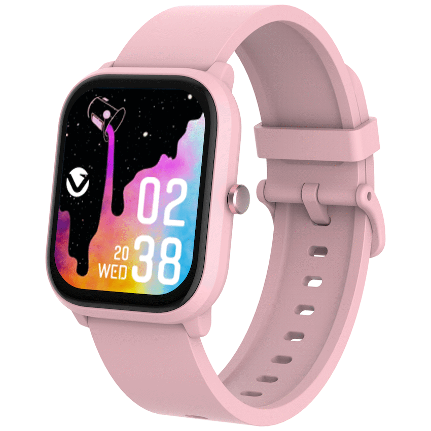 Volkano Vivo Series Kids Smart Watch - Pastel Pink | VK-5018-PK