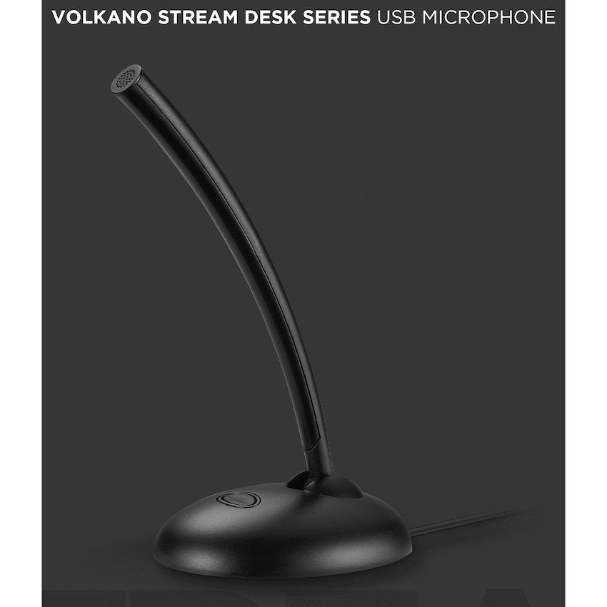 Volkano Stream Desk Series USB Microphone | VK-6504-BK