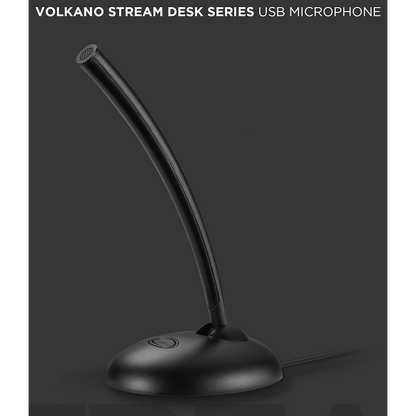 Volkano Stream Desk Series USB Microphone | VK-6504-BK