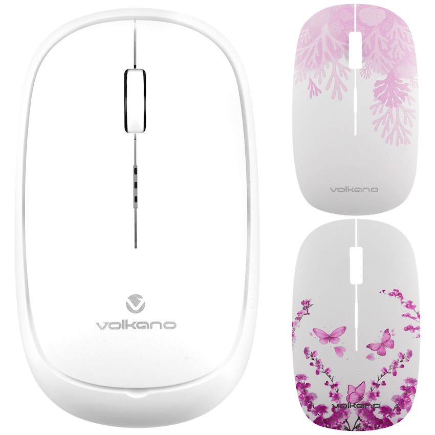 Volkano Coral series Bluetooth Wireless Mouse - White | VK-20304-WT