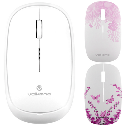Volkano Coral series Bluetooth Wireless Mouse - White | VK-20304-WT
