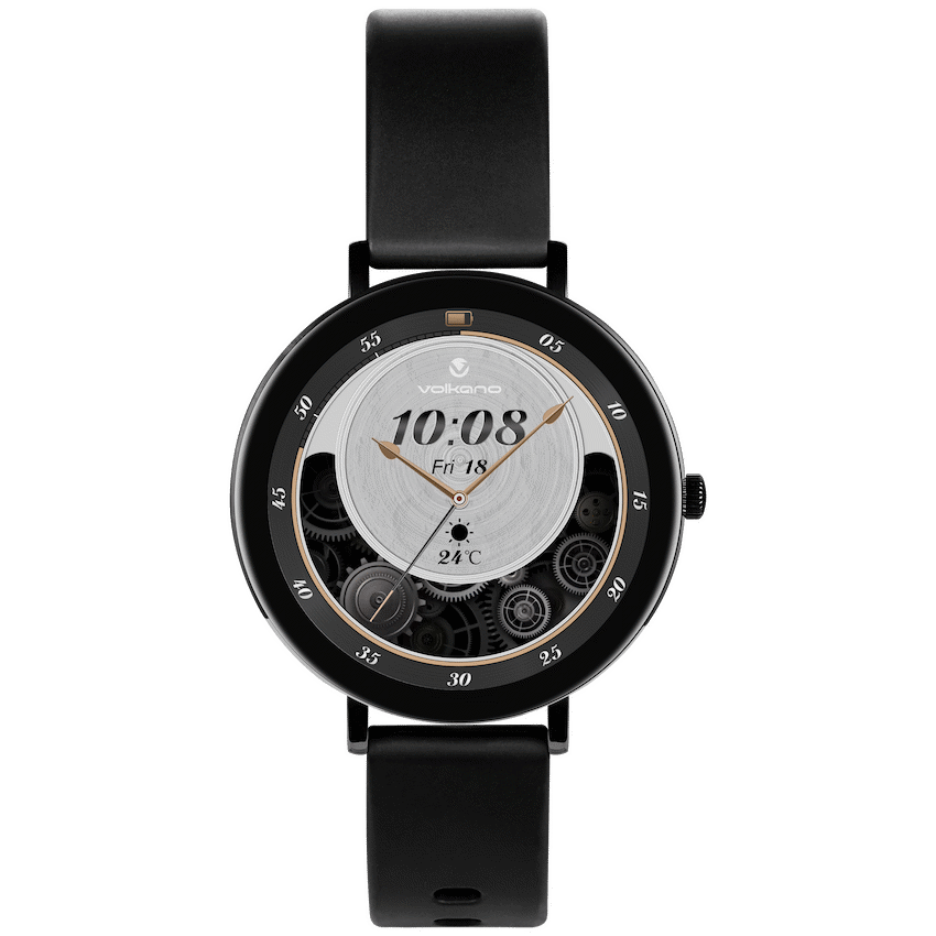 Volkano Aurora Series Ladies Smart Watch - Black | VK-5093-BK