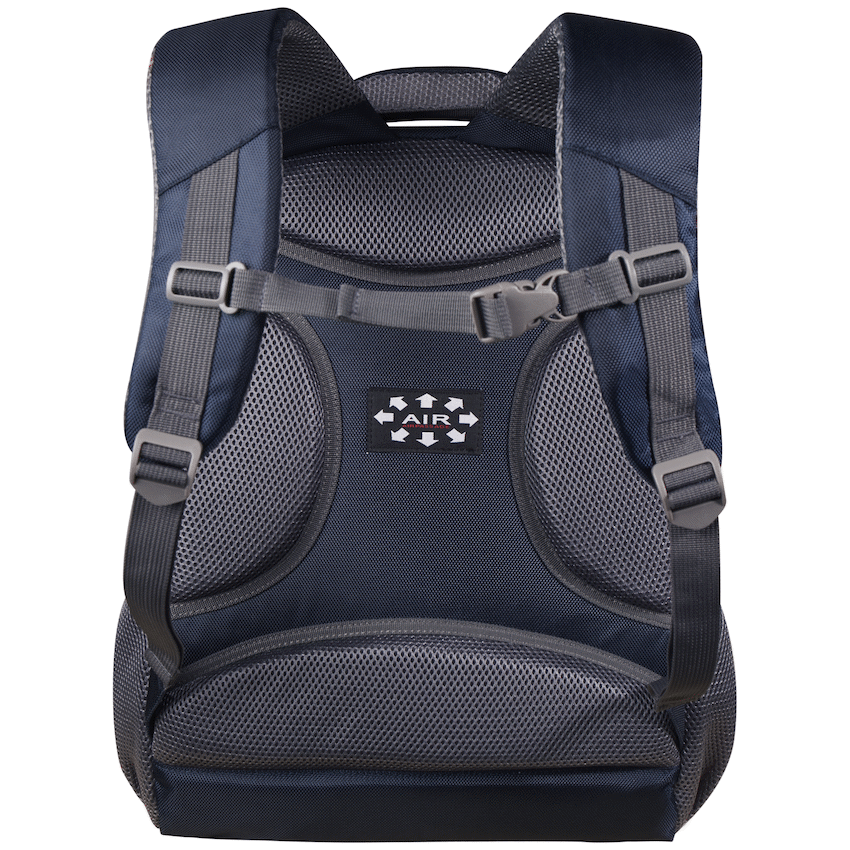 Volkano Orthopaedic Backpack 27L - Navy/Grey | VK-7093-NVGR