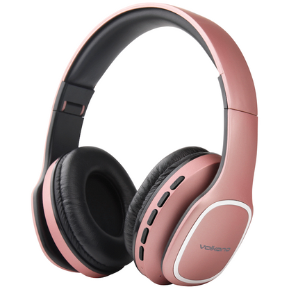 Volkano Phonic Series Bluetooth Full-Size Headphones - Rose Gold | VK-2002-GD