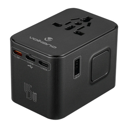 Volkano Jetsetter series 45W PD Travel Adaptor | VK-8027-BK