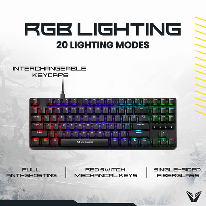 VX Gaming Hermes Series Mechanical Gaming Keyboard | VX-211-BK