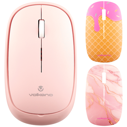Volkano Coral series Bluetooth Wireless Mouse - Pink | VK-20304-PK