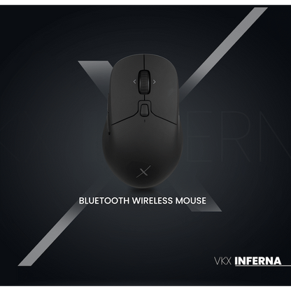 VolkanoX Inferna Bluetooth Wireless Mouse - Graphite | VKX-205-GT