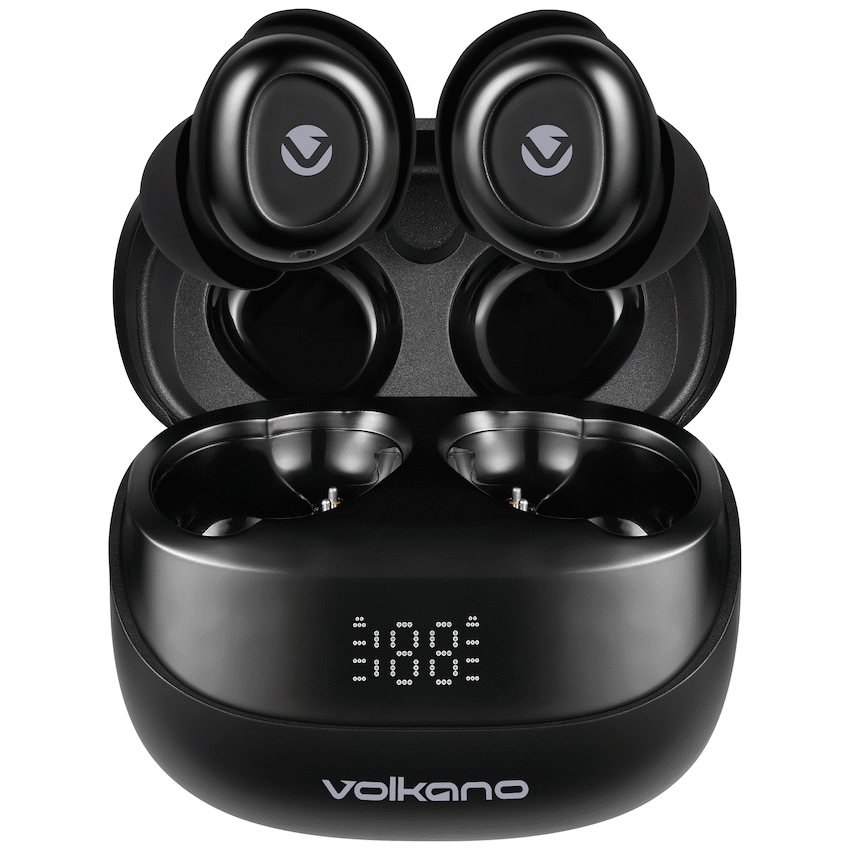 Volkano Aspen True Wireless Earphones - Black | VK-1160-BK