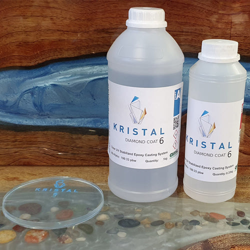 Kristal 6 &#8211; Diamond Coat 1.33Kg Two Part Epoxy Resin System