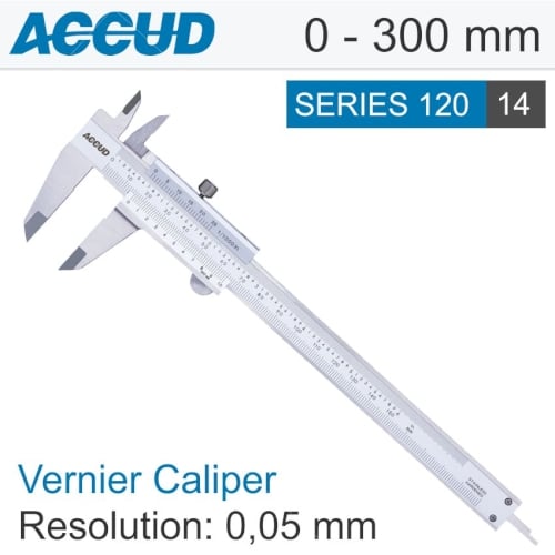 Vernier caliper 0-300mm 0.05mm res.