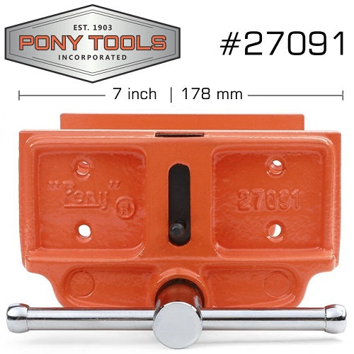 PONY 4&#8243; x 7&#8243; Medium-Duty Woodworker&#8217;s Vise