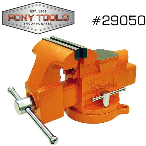 PONY 5&#8243; Workshop Heavy Duty Swivel Base Bench Vice
