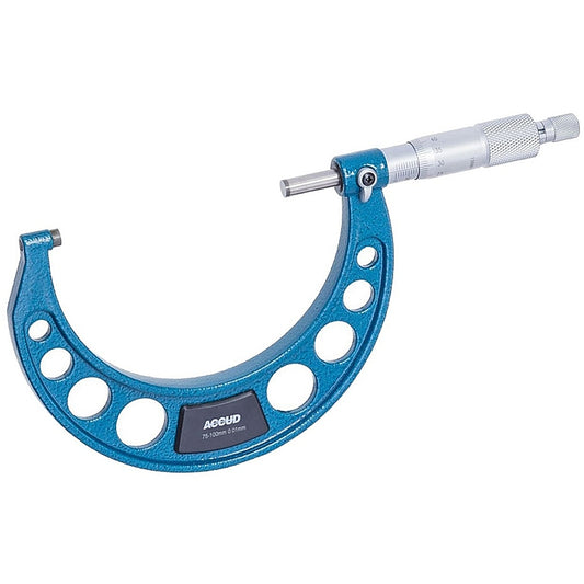 ACCUD Analogue Outside Micrometer, 75-100mm (0.01mm) | AC321-004-01