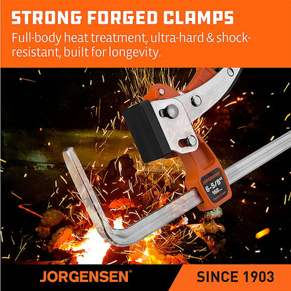 Jorgensen Ratchet Track Clamp for 1/2" T-Slot Guide Rails | AC38101