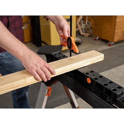 Pony 2-Piece Multi-Functional Clamping Sawhorses with Accessories | AC60400