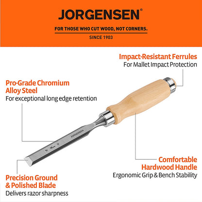 Jorgensen 4-Piece Wood Chisel Set | AC70440