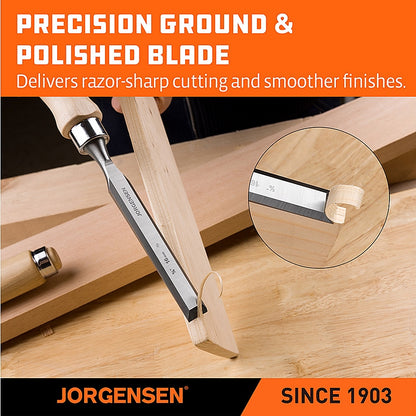 Jorgensen 4-Piece Wood Chisel Set | AC70440