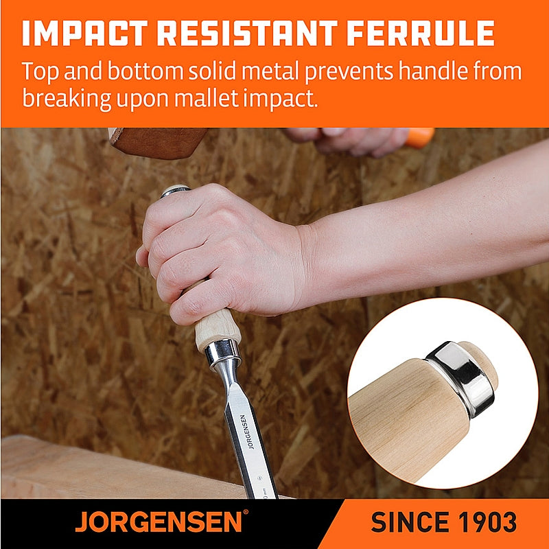 Jorgensen 4-Piece Wood Chisel Set | AC70440