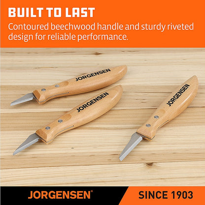 Jorgensen 3-Piece Whittling Knife Set | AC70460