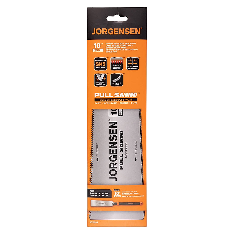 Pony Jorgensen 10" Replacement Blade for Double Edge Pull Saw (250mm)(#70690) | AC70691