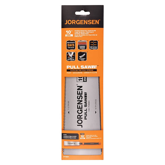Pony Jorgensen 10" Replacement Blade for Double Edge Pull Saw (250mm)(#70690) | AC70691