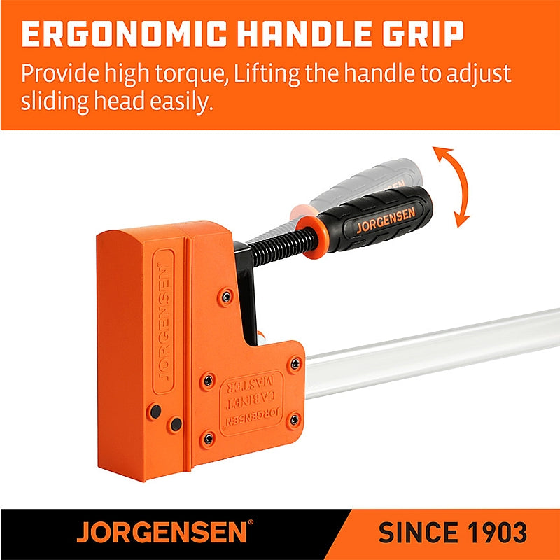 Jorgensen 72" Medium-Duty 90° Parallel Jaw Bar Clamp, 1830mm | AC8072