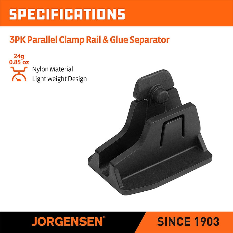 Jorgensen 3-Piece 2-In-1 Rail Stand & Glue Separator | AC8201