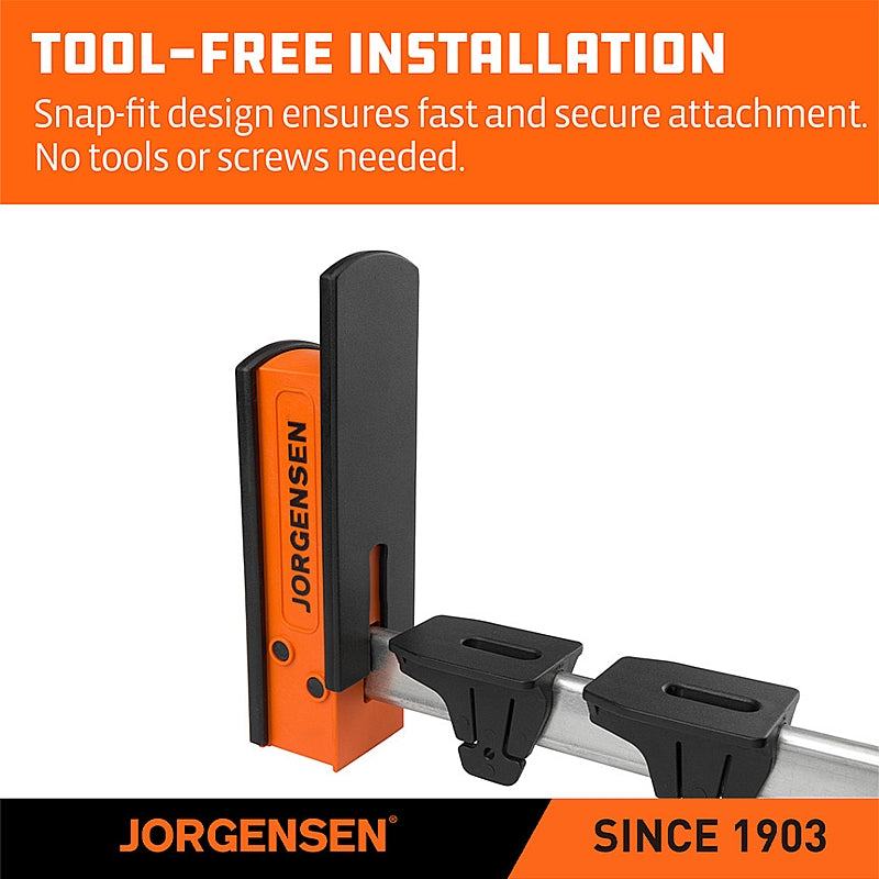 Jorgensen 3-Piece Parallel Clamp Jaw Pads | AC8202