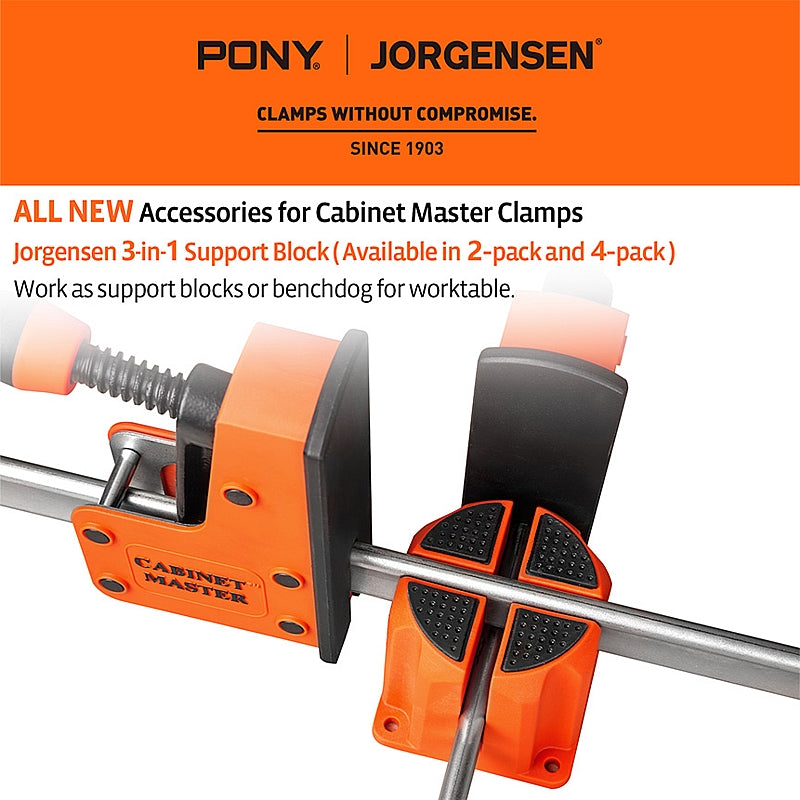 Jorgensen 2-Piece 3-In-1 Multi‑Function Support Blocks | AC8205