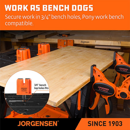 Jorgensen 2-Piece 3-In-1 Multi‑Function Support Blocks | AC8205