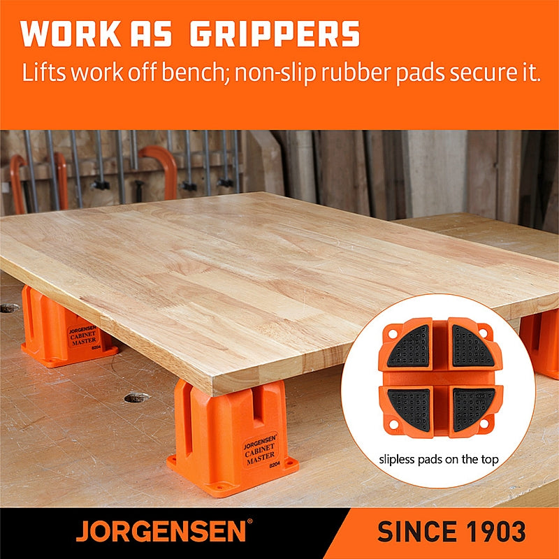 Jorgensen 2-Piece 3-In-1 Multi‑Function Support Blocks | AC8205