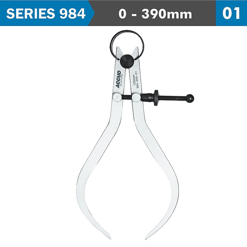 Accud Outside Spring Caliper, Size 400mm (0-390mm) | AC984-016-01