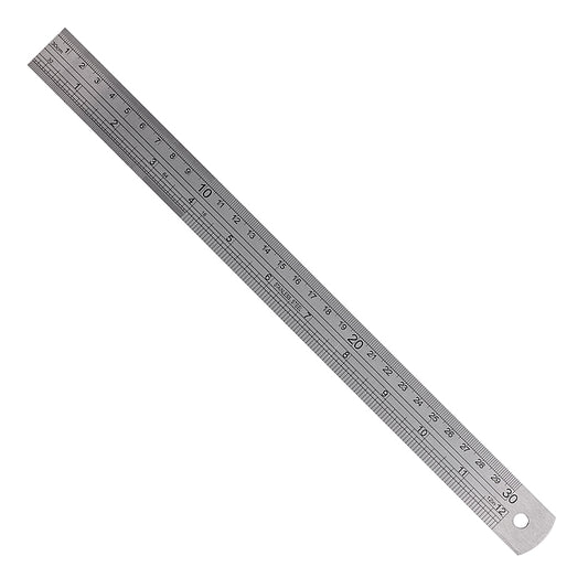 Accud 12" Stainless Steel Ruler (300mm) | AC990-012-11