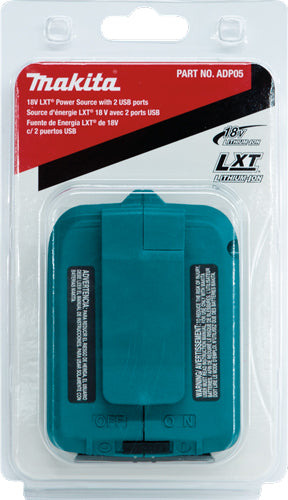 Makita ADP05 18V LXT LI-Ion Cordless Adapter for USB