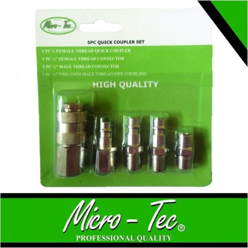 Micro-Tec 5Pcs Coupler Set 1/4" | AH010501