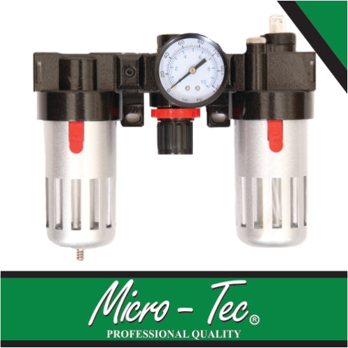 Micro-Tec Reg + Filter + Lubricator 3/8" | AH85001