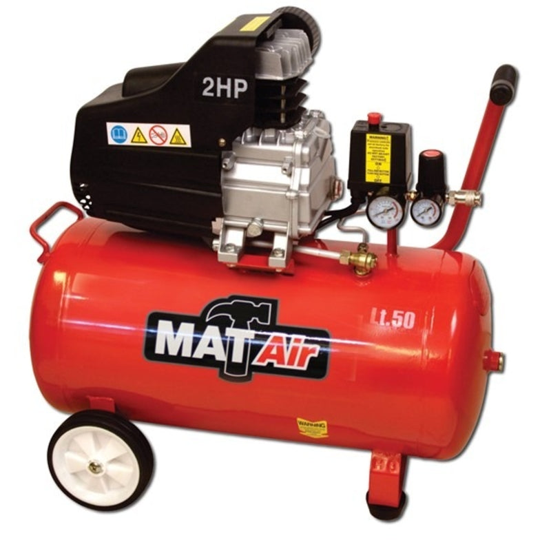 MATair 50L Air Compressor, 1.5kW/2HP, 220V/1P | AIR2020LE