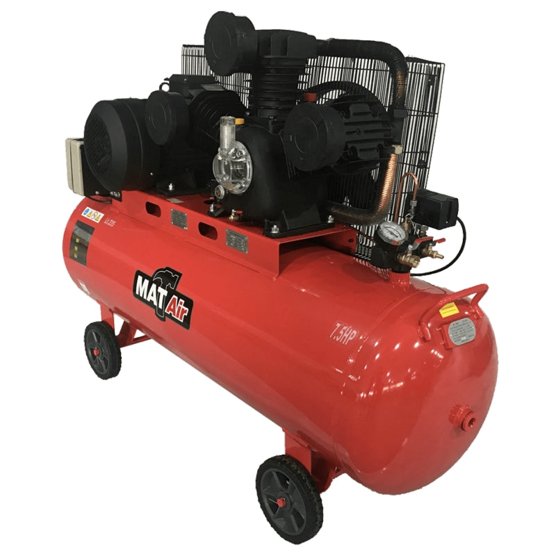 MATair 225L Air Compressor, 5.5kW/7.5HP, 380V/3P | AIR2180
