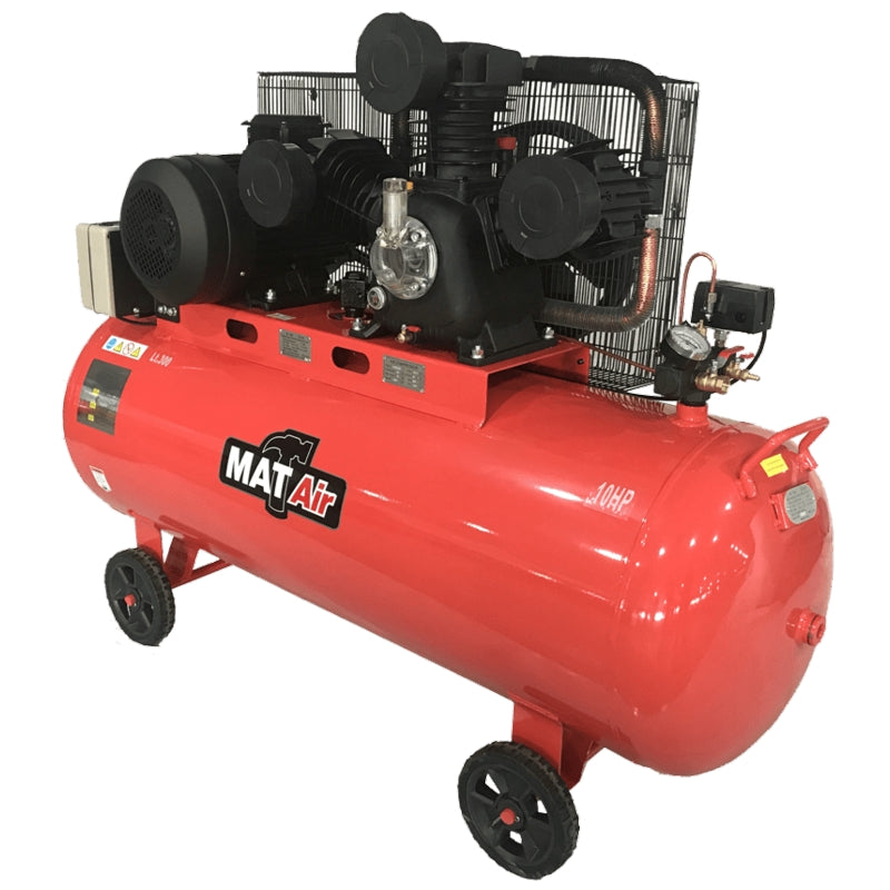 MATair 300L Air Compressor, 7.5kW/10.0HP, 380V/3P | AIR2200