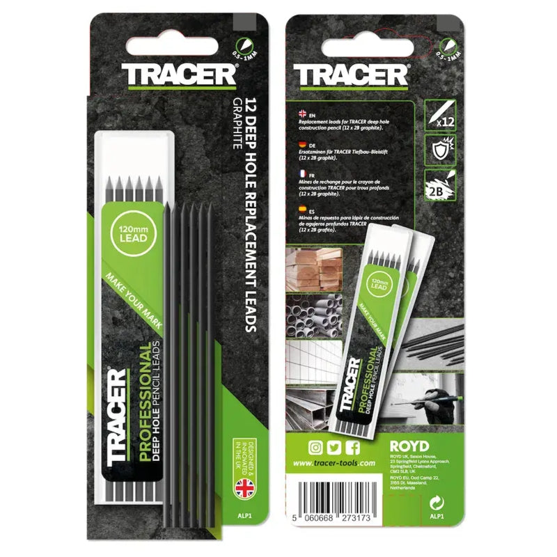 TRACER 12 Piece Graphite 2.8mm Leads | ALP1