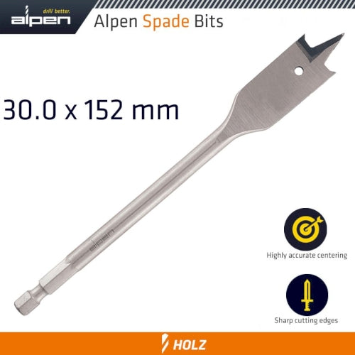 Spade bit 30mmx152mm