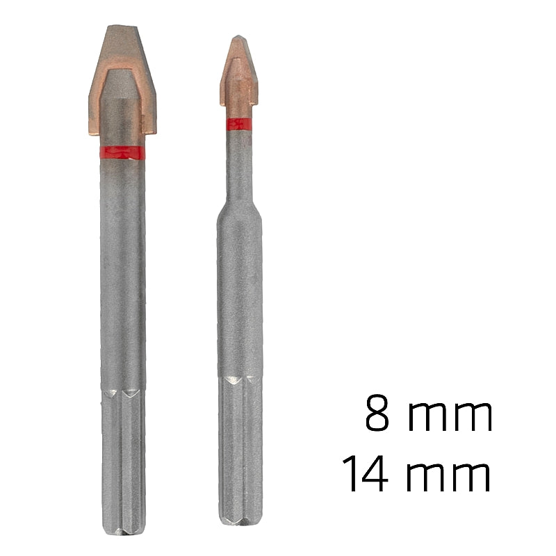 Alpen 2Pc Porcelain C Protector Drill Bit Set, 8/14mm | ALP303002