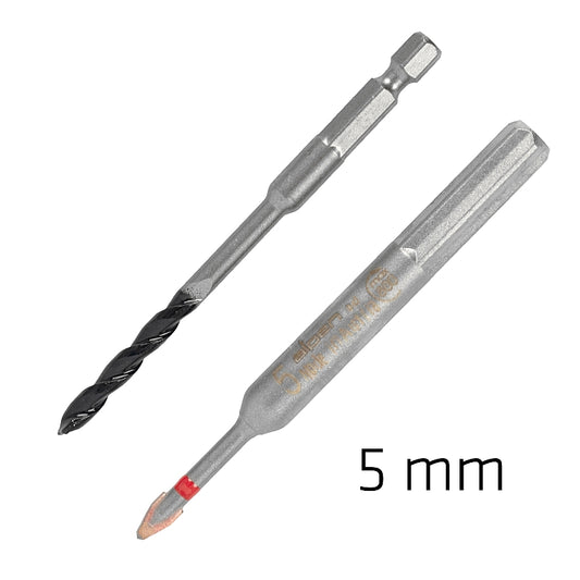 Alpen 2Pc Porcelain C Protector & Concrete Drill Bit Set, 5mm | ALP30305